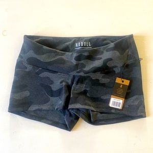 Never before worn/new with tags No Bull shorts (low rise plush charcoal camo)
